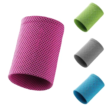 1 PC лед охлаждане китката скоба подкрепа дишаща тенис маншет обвивка спорт sweatband за фитнес йога волейбол ръка пот лента