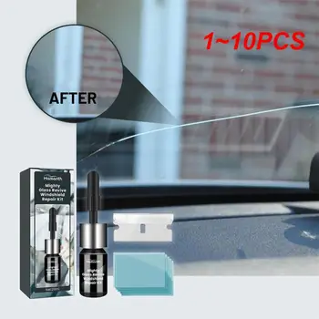 1 ~ 10PCS Auto Glass Repair Liquid Резултати на професионално ниво Предотвратяване на по-нататъшни повреди Лесно лепило за ремонт на предното стъкло