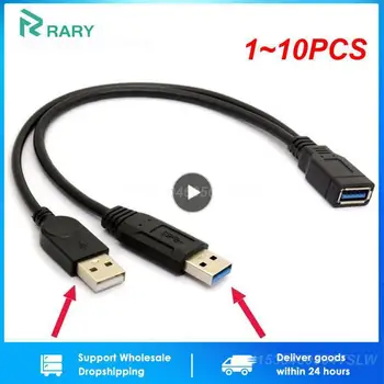  1 ~ 10PCS мини USB кабел T-порт мини USB кабел за данни 0. 0.5M 1.5M 5M USB към USB бързо зарядно устройство за MP3 MP4 плейър кола DVR