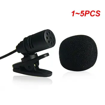1 ~ 5PCS клип-на микрофон ревера мини Lavalier микрофон микрофон 3.5mm преносим мини микрофон за мобилен телефон PC запис