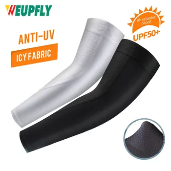 1 чифт калъфи за ръце UV защита лед ръкав, слънцезащитен анти-ултравиолетов тънък мъжки и дамски, лед коприна шофиране ръкава ръкави