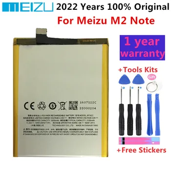 100% оригинален висококачествен 3100mAh BT42C Meizu батерия за Meizu M2 Забележка Телефон Най-новите произвеждат батерия + безплатни инструменти
