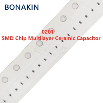 100PCS 0201 150PF 25V ±10% 151K X7R SMD чип многослоен керамичен кондензатор
