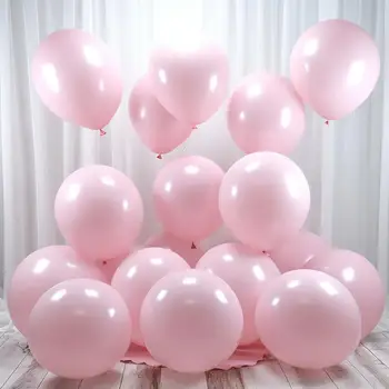 100pcs комплект 5 инчов розов латекс за рожден ден балони за рожден ден балони латекс латекс парти балони парти балони