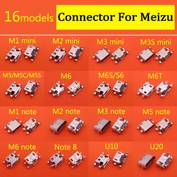 10PCS Micro mini Usb Charge Port Socket Jack Dock Plug Конектор за зареждане за Meizu M1 M2 M3 M3s M5 M5s M6 Забележка Mini M6S M6T U10
