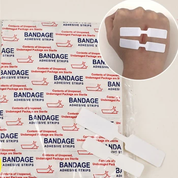 10Pack Без шев Band-Aid Открит бързо раната шев цип лента Намаляване на публикуването Аксесоари за оцеляване на открито
