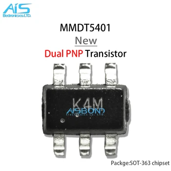 10Pcs/Lot Ново MMDT5401 СОТ-363 Маркиране K4M 150V 200mA двоен PNP транзистор