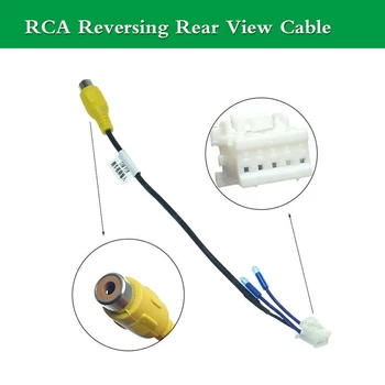 10Pin задно виждане резервна камера кабел адаптер RCA за кола стерео радио DVD заден изглед камера изображение преобразуване
