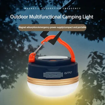 10W LED къмпинг фенер палатки лампа 1800mAh преносими къмпинг светлини открит туризъм нощ висящи лампа USB акумулаторна