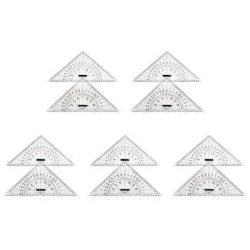 10X диаграма чертане триъгълник владетел за кораб чертеж 300Mm мащабен триъгълник владетел