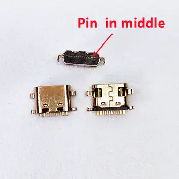 10pcs USB жак гнездо за зареждане порт щепсел док зарядно конектор за BLUBOO S1 тип-C 16pin 16 пинов