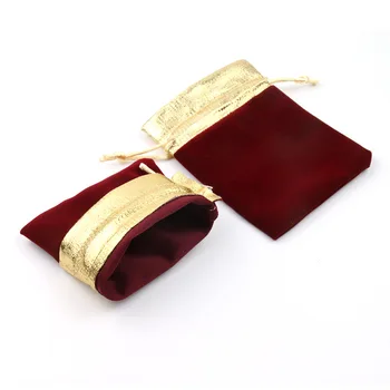 10pcs/lot Нова мода шнур кадифе чанти за подарък подарък Коледа ябълка бисквити опаковъчни чанти канцеларски чорап чанти