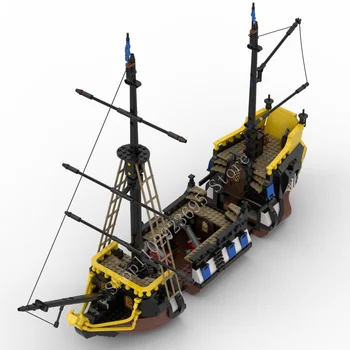 1131PCS MOC градивни блокове Кралски военноморски военен кораб модел пиратски кораб проучване тухли модулна частна фрегата деца играчка подарък