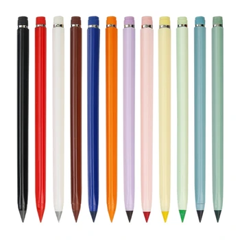 12 Изтриваеми цветни моливи, идеални за рисуване, скициране и водене на бележки Моливите вдъхновяват вашите артистични умения