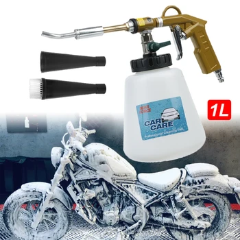 1L Може да миене на пяна за кола пневматични дюзи Четка за измиване на мотоциклети Пистолет за високо налягане Табло за управление на седалките Инструменти за почистване на вентилационни отвори