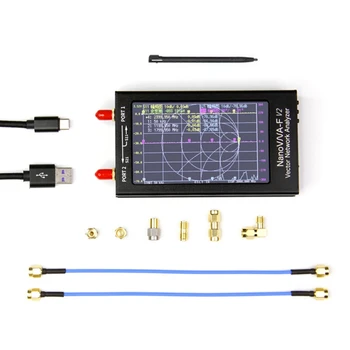 1Set 50K-3G векторен мрежов анализатор Nanovna-V2 F HF VHF UHF 4.3 инчов преносим антенен анализатор