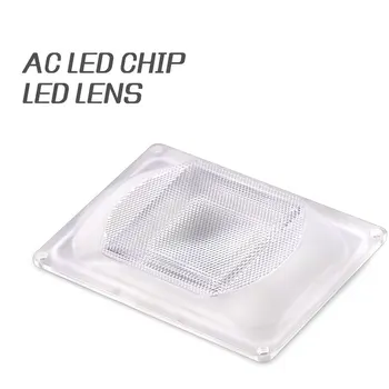 1Set рефлектор за COB лампи включват: PCLens + рефлектор + силиконов пръстен лампа капак нюанси прожектор DIY