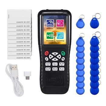 1Set черен NFC RFID карта копирни четец писател английска версия Icopy X100 NFC ID IC четец