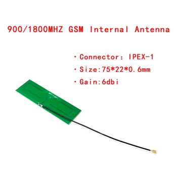 1pc 900 / 1800MHZ GSM вътрешна антена 6dbi модул с висока печалба Въздушна печатна платка 75 * 22 * 0.6mm Цена на едро