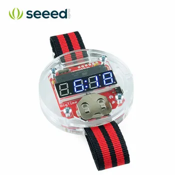 1pcs Seeedstudio произведе голямо време носимо устройство DIY електронен часовник програмируем часовник навиване развитие