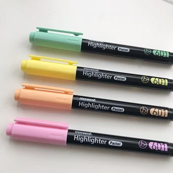 1pcs пастелен цвят маркер писалка 1-4mm спот лайнер изкуство рисуване маркер за писане подчертаване офис училище канцеларски материали
