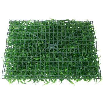 1бр 40x60cm изкуствена растителна мат зеленина стена-жив плет трева ограда зеленина панел за семейна градина трева растителна декорация