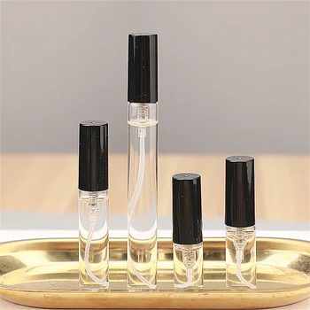 2/3/5/10ml Мини празен парфюм стъклена бутилка преносим спрей дозатор козметика проба епруветка пътуване Essentials контейнер