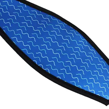 2/3/5 Подплатени неопренова каишка Cover Scuba Dive Snorkeling Mask Protect Comfort Hair Blue Shell Pattern