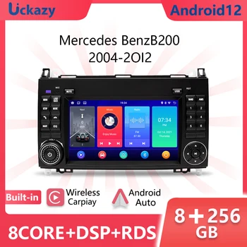 2 Din Android 12 Автомобилна стерео уредба за Mercedes Sprinter Benz B200 Vito W639 Viano B Class W169 W245 W209 Радио Мултимедия AudioCarplay