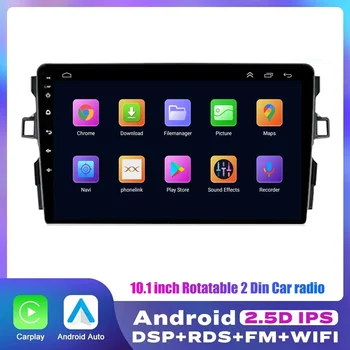 2 Din Android 13 Автомобилно радио за Toyota Auris E150 2006 - 2012 Безжичен Carplay Auto DVD GPS стерео мултимедиен плейър Autoradio