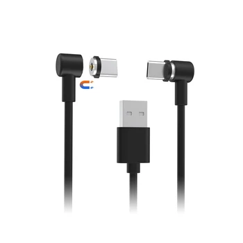 2-In-1 магнитен USB кабел за данни за превключвател / PS5 тип C кабел за зареждане за PSVR2 Play&Plug бързо зарядно устройство дръжка игра аксесоари