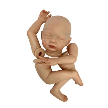 20 инчови преродени комплекти за кукли Ръчно изработени спящи реалистични боядисани меки винил Bebe Reborn Kit Bebé Reborn