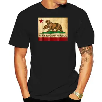 2022 Мода Мъже Тениска New California Republic T Shirt 100% памук