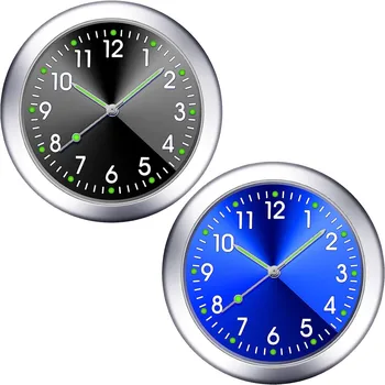 2023 Автомобилен часовник Светещи автомобили Вътрешен стик-он цифров часовник механика Кварцови часовници Авто орнамент Автомобилно табло Часовници