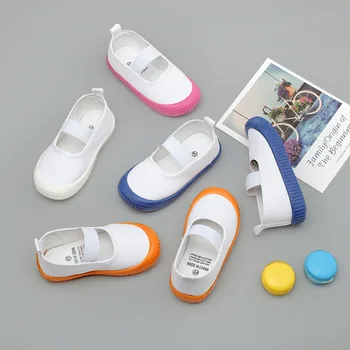 2023 Детски еластични обувки от платно Момчета Момичета с качулка Обувки против сблъсък Флорални обувки против хлъзгане Меки обувки за подметка Детски обувки
