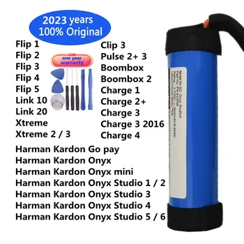 2023 Оригинална JBL батерия Harman Kardon Onyx Studio Flip 4 5 6 Boombox Xtreme 2 Clip Charge 3 Link 20 10 Go pay Player Speaker