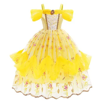 2023 Принцеса костюми рокля Коледа Хелоуин рожден ден ролева игра косплей костюм за вашите малки момичета обличане