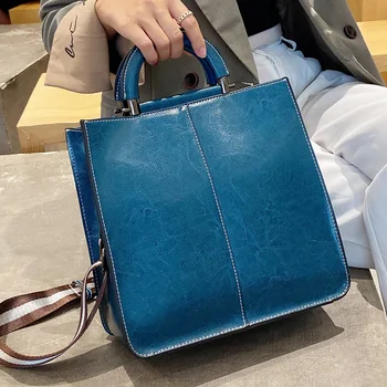 2024 Дамска чанта Нова снаждана естествена кожа Дамска чанта за рамо Модна европейска и американска чанта за телешка