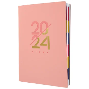 2024 Книга с дневен ред за списък със задачи Английски бележник Преносим плановик за имитация на студенти