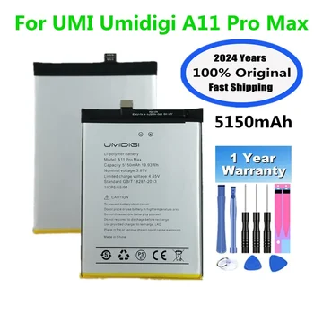 2024 години 5150mAh оригинална батерия за UMI Umidigi A11 Pro Max A11Pro Max батерия Bateria В наличност + номер за проследяване