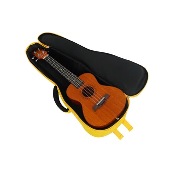 23 инча малка чанта за китара прозрачен страничен джоб Ukulele чанта преносима раница