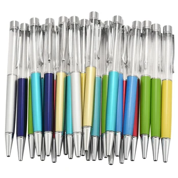 27 PACK Цветна празна тръба Плаващи DIY писалки Химикалки, Изграждане на любимите си течни пясъчни писалки подарък
