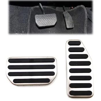 2Pcs/Set AT Auto Brake Clutch Fuel Gas Pedal Foot Pads Cover For Suzuki Swift 2005-2016 / Jimny 2016-2019 LHD