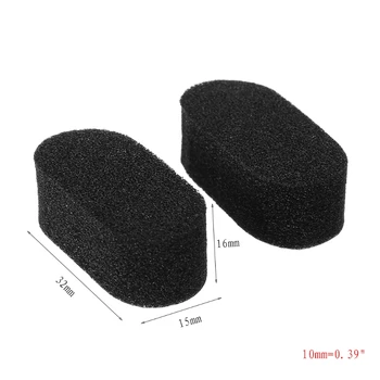 2Piecess Черна гъба лента за глава ленти Пяна подложки за Koss Porta слушалки, осигуряващи по-живи звуци