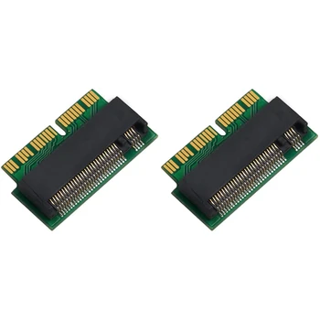 2X M.2 NVME SSD Конвертиране на адаптер за модернизиран Air Pro Retina средата на 2013-2017, AHCI SSD подобрен комплект
