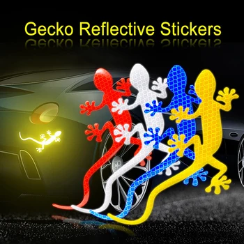 3D отразяващ стикер Светлоотразителни Gecko стикери лента Авто екстериорни аксесоари стикери Gecko отразяваща лента светлина рефлектор