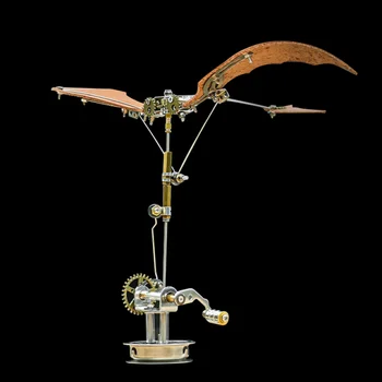 3D пъзели Метален дракон крило модел комплект направи си сам модел строителни комплекти събрание Steampunk механични пъзели Комплекти играчки