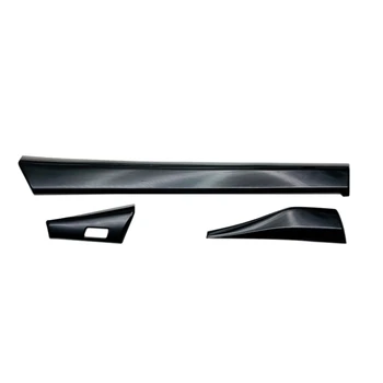 3Pcs Car Glossy Black Center Console Dashboard Panel Декоративен капак за Honda HRV HR-V Vezel 2021 2022 RHD