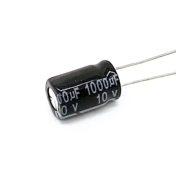 40PCS Higt качество 10V1000UF 8 * 12mm 1000UF 10V 8 * 12 електролитен кондензатор