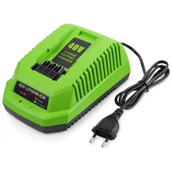 40V зарядно устройство за литиева батерия за GreenWorks 29482 G-MAX 40V литиево-йонна батерия 29472 29482 29652 G40825 EU Plug
